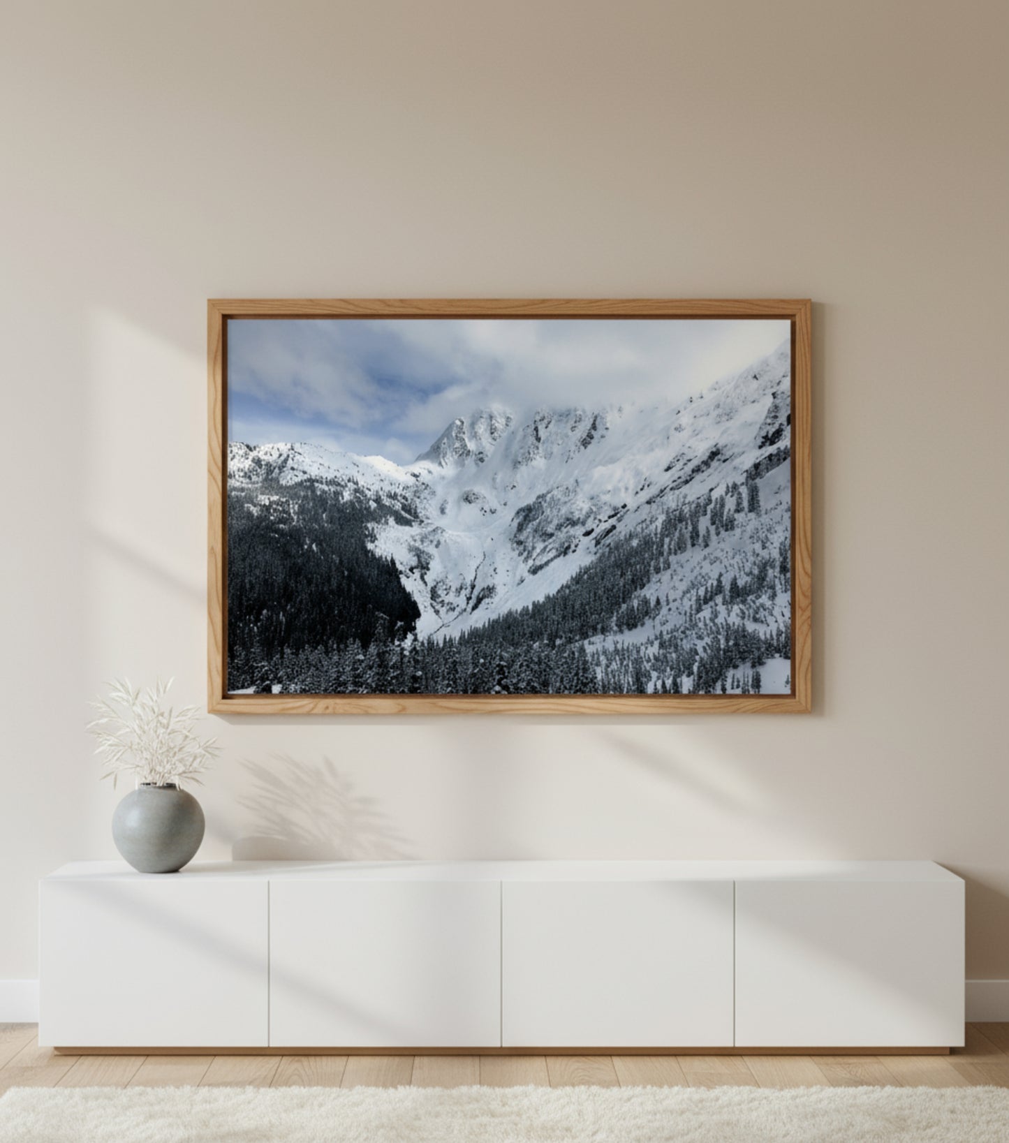 Baker Range - 16x24 Framed Canvas