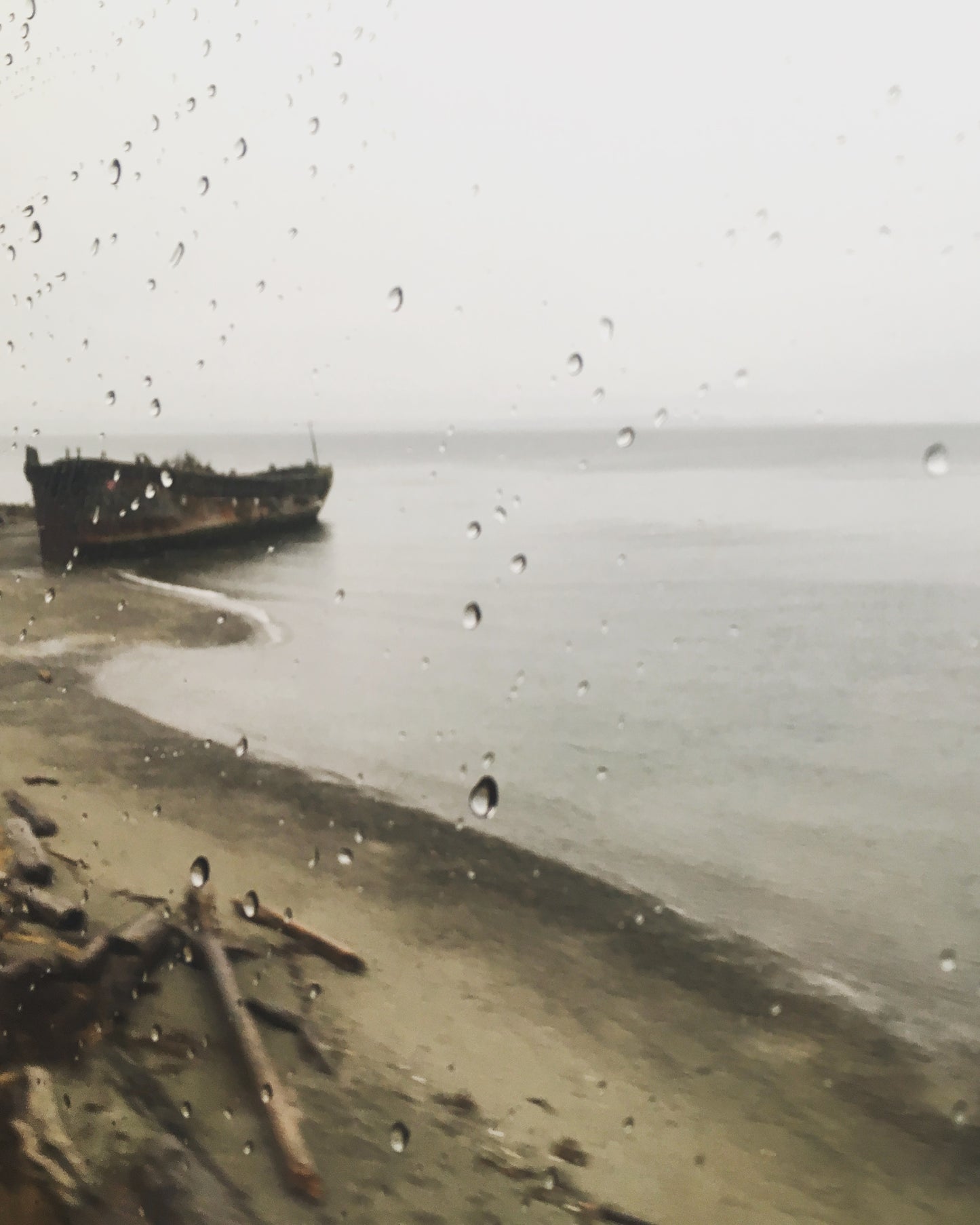 Shipwreck on the Sound – 8x10 Canvas Wrap