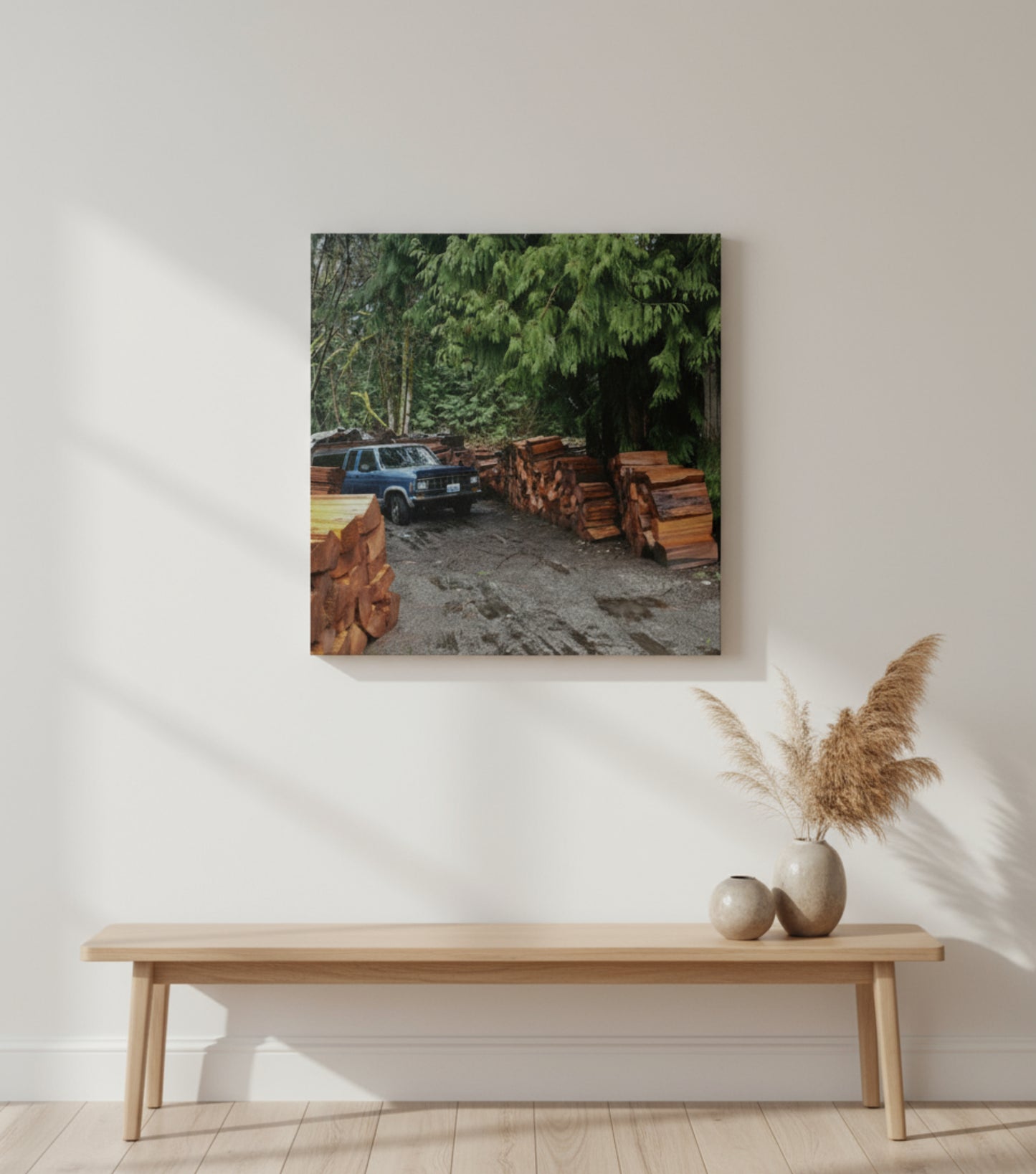Northwest Yard – 12x12 Canvas Wrap