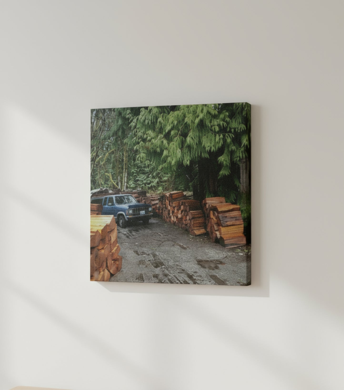 Northwest Yard – 12x12 Canvas Wrap