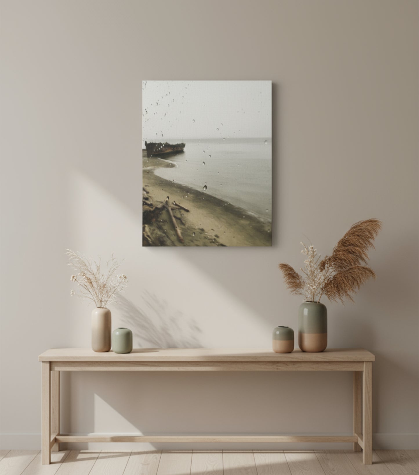Shipwreck on the Sound – 8x10 Canvas Wrap