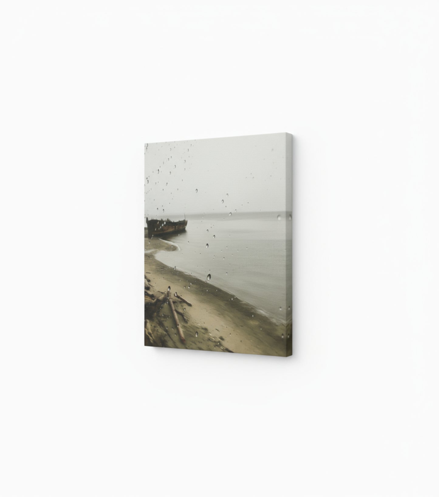 Shipwreck on the Sound – 8x10 Canvas Wrap